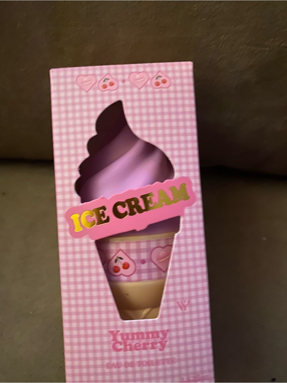 Pink Ice Cream Cone Party Favor